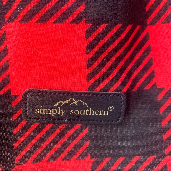 Simply Southern (NWT) Buffalo Red Plaid Sherpa Fleece (XXL) Merry & Bright Sleep - Picture 5 of 8
